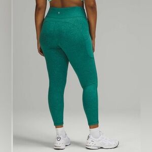 Lululemon Invigorate Tight 25” Crunch Teal Lagoon